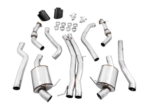AWE Tuning Touring Edition Cat-Back Exhaust for 2021-2024 Audi B9.5 RS 5 Coupe - Diamond Black Tips (7 in)