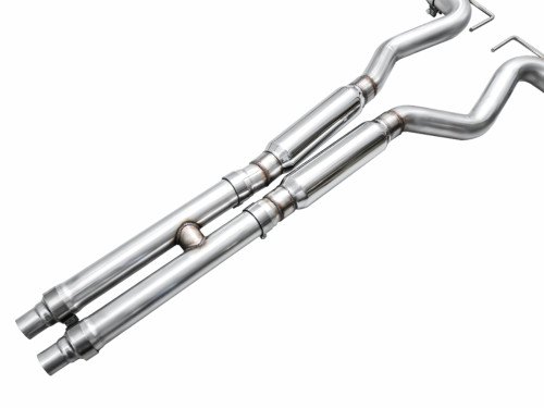 AWE Tuning SwitchPath Cat-Back Exhaust for 2024-2026 Ford Mustang - Chrome Silver Tips (4 in)