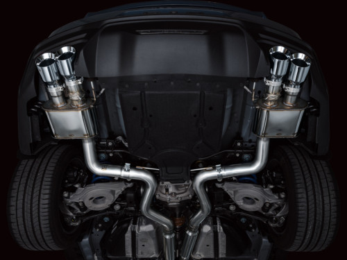 AWE Tuning SwitchPath Cat-Back Exhaust for 2024-2026 Ford Mustang - Chrome Silver Tips (4 in)