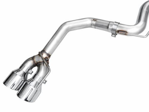 AWE Tuning Track Edition Cat-Back Exhaust for 2024-2026 Ford Mustang - Chrome Silver Tips (5 in)