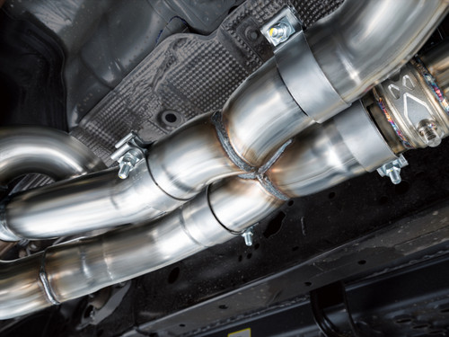 AWE Tuning SwitchPath Cat-Back Exhaust for 2024-2026 Ford Ranger - Bashguard Tips