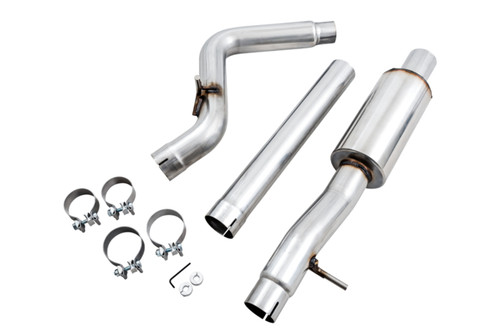 AWE Tuning Tread Edition Axle-Back Exhaust for 2012-2017 Jeep Wrangler - Chrome Silver Tips (4.5 in)