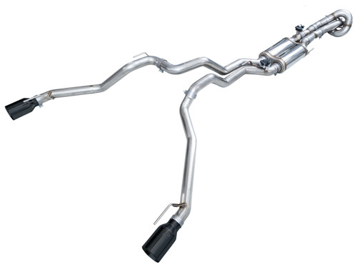 AWE Tuning SwitchPath Cat-Back Exhaust for 2024-2026 Ford Ranger - Diamond Black Tips (5 in)