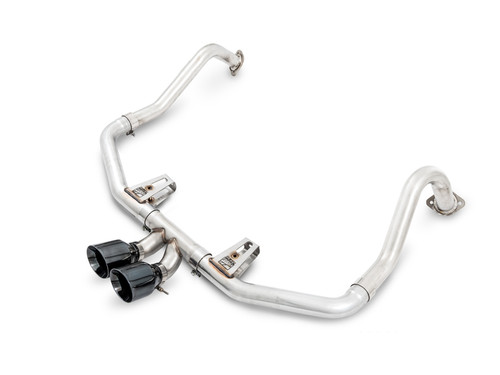 AWE Tuning Track Edition Cat-Back Exhaust for 2017-2025 Porsche 718 Boxster / Cayman - Diamond Black Tips (4 in)