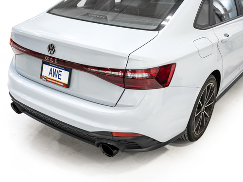AWE Tuning Track Edition Cat-Back Exhaust for 2022-2026 Volkswagen Jetta - Chrome Silver Tips (5 in)