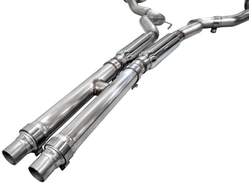 AWE Tuning Touring Edition Cat-Back Exhaust for 2024-2026 Ford Mustang - Chrome Silver Tips (4.5 in)