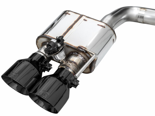 AWE Tuning SwitchPath Cat-Back Exhaust for 2021-2023 Ford Mustang - Diamond Black Tips (5 in)