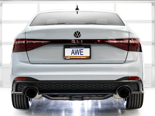AWE Tuning Touring Edition Cat-Back Exhaust for 2022-2026 Volkswagen Jetta - Diamond Black Tips (5 in)