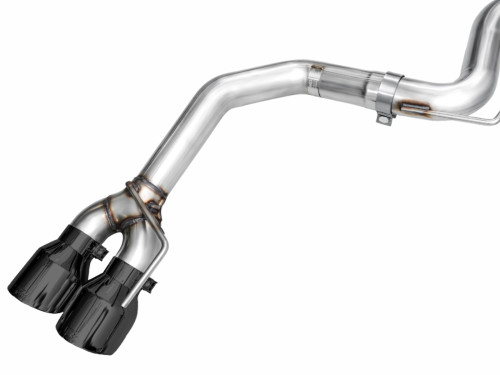 AWE Tuning Track Edition Cat-Back Exhaust for 2024-2026 Ford Mustang - Diamond Black Tips (4 in)