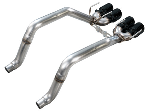AWE Tuning Track Edition Axle-Back Exhaust for 2005-2008 Chevrolet Corvette - Diamond Black Tips (4.5 in)