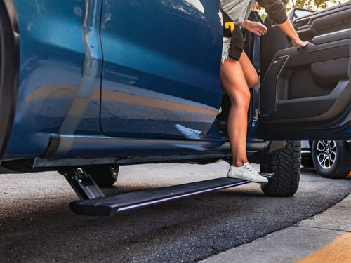 AMP Research Running Board 96327-01A for 2021-2026 Cadillac/Chevrolet/GMC (Escalade ESV, Suburban, Yukon XL)