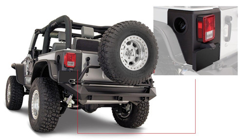 Bushwacker Fender Corner Guard 14009 for 2007-2018 Jeep (Wrangler, Wrangler JK)