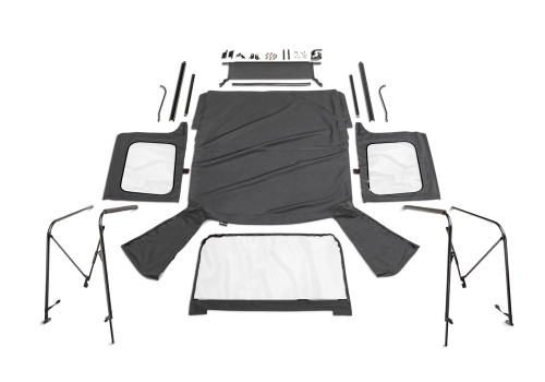 Rampage Soft Top 68035 for 1976-1995 Jeep (CJ7, Wrangler)