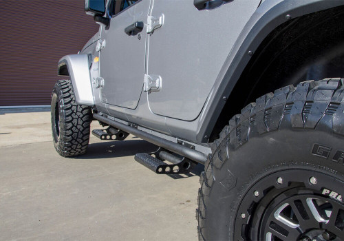 N-Fab Step Nerf Bar Kit J184RKRS4 for 2018-2026 Jeep (Wrangler)