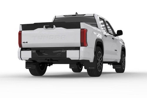 Rally Armor Black UR Mud Flap with White Logo for 2022+ Toyota Tundra