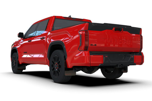 Rally Armor For 2022+ Toyota Tundra Black UR Mud Flap W/ Red Logo