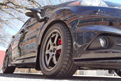 Rally Armor for 13+ Ford Fiesta ST Black Mud Flap W/ Silver Logo Rally Armor for 13+ Ford Fiesta ST Black Mud Flap W/ Silver Logo