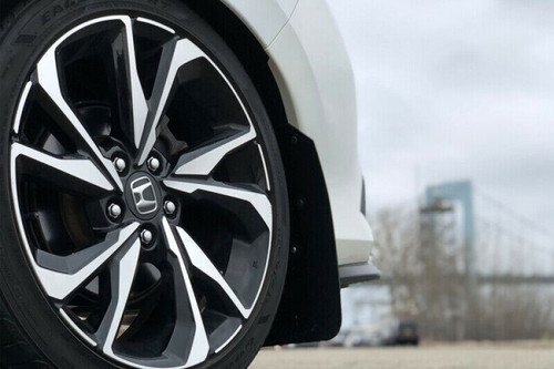 Rally Armor MF50-UR-RD/BLK Red Mud Flap/Black Logo