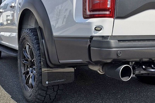 Rally Armor MF53-UR-BLK/DGRY Black Mud Flap/Dark Grey Logo