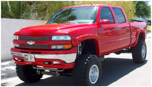 Husky Liners Fender Flare Set 2804917 for 1999-2007 Chevrolet/GMC (Silverado 1500, Silverado 2500, Sierra 1500, Silverado 1500 HD)