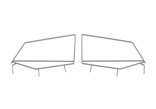 Rampage Door Window Frame 89699 for 1987-1995 Jeep (Wrangler)
