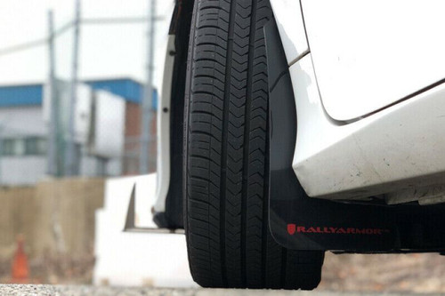 Rally Armor MF50-UR-BLK/DGRY Black Mud Flap/Dark Grey Logo