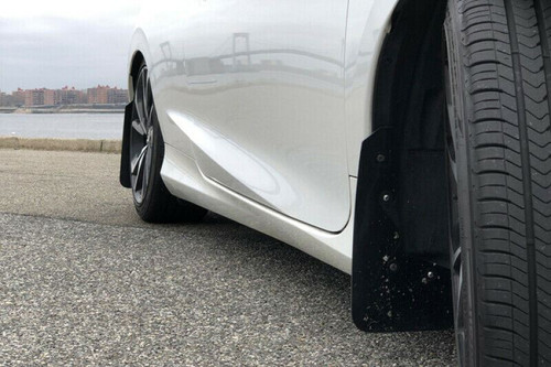 Rally Armor MF50-UR-BLK/DGRY Black Mud Flap/Dark Grey Logo