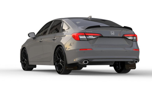 Rally Armor for 2022 Honda Civic (Incl. Si/Sport/Touring) UR Black Mud Flap W/