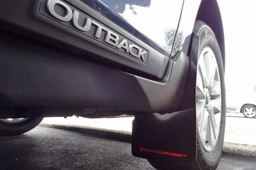 Rally Armor for 2015 Subaru Outback UR Black Mud Flap W/ Silver Logo