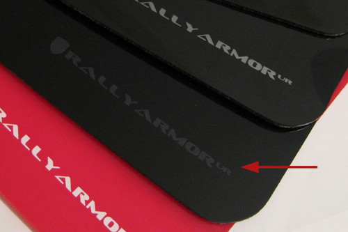 Rally Armor UR Black Mud Flap with Grey Logo for 02-07 Subaru WRX/STI/RS/2.5i (wagons req mod)