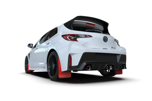 For Rally Armor 2023 Toyota GR Corolla Red UR Mud Flap W/ White Logo