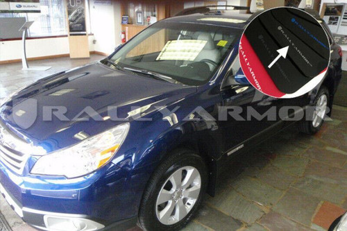 Rally Armor MF16-UR-BLK/SIL Black Mud Flap/Silver Logo