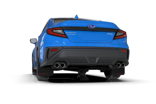 For Rally Armor 2022 Subaru WRX Black UR Mud Flap W/ Red Logo