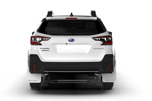 Rally Armor for 20+ Subaru Outback UR Red Mud Flap W/ White Logo