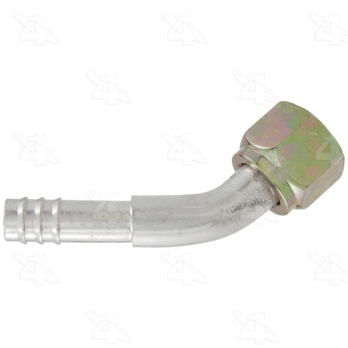 Four Seasons 45 Degree Female O-Ring, Aluminum, Standard Diameter Barb and Clamp, A/C Fitting 12110