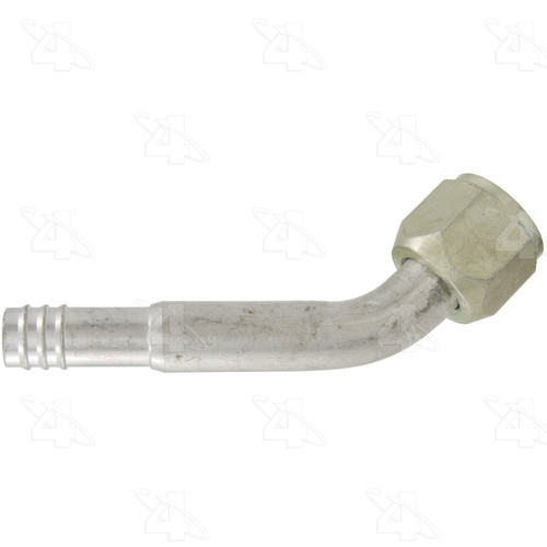 Four Seasons 45 Degree Female O-Ring, Aluminum, Standard Diameter Barb and Clamp, A/C Fitting 12112