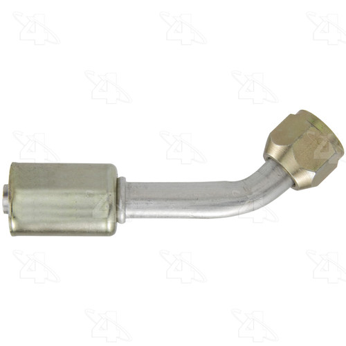 Four Seasons 45 Degree Female Flare, Aluminum, Standard Diameter Beadlock, A/C Fitting 10508