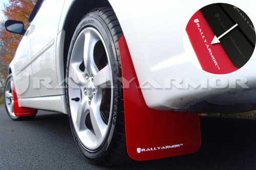 For Rally Armor 2005-2009 Legacy GT And Outback UR Red Mud Flap W/ White Logo