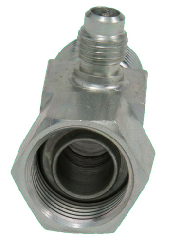 Four Seasons Female O-Ring to Male Insert O-Ring with R12 Service Port, Steel, Adapter 12197