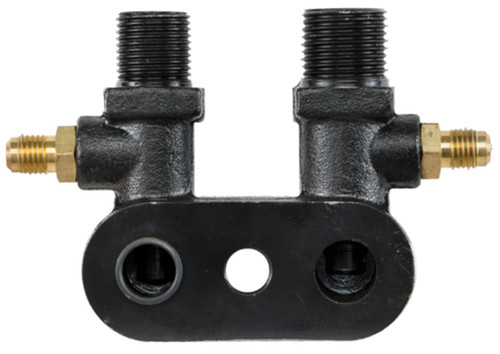 Four Seasons #8 MIO Discharge, #10 MIO Suction 90 Degree w/R12 Ports, Compressor Manifold 12198