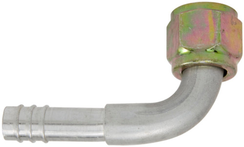 Four Seasons 90 Degree Female O-Ring, Aluminum, Standard Diameter Barb and Clamp, A/C Fitting 12210