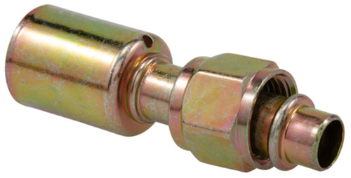 Four Seasons Straight Female O-Ring Long Pilot, Steel, Standard Diameter Beadlock A/C Fitting 14020