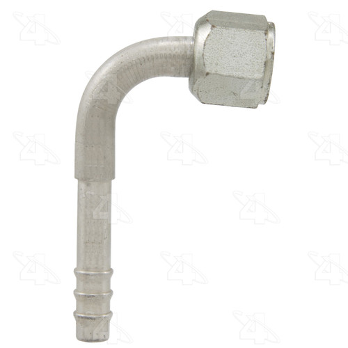 Four Seasons 90 Degree Female Metric O-Ring, Aluminum, Standard Diameter Barb and Clamp 14606