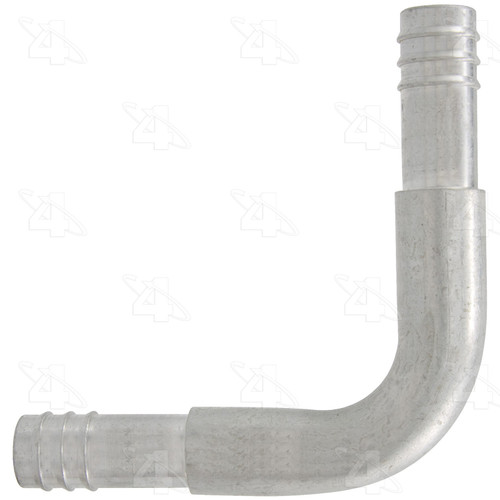 Four Seasons 90 Degree In-line Splicer, Aluminum, Standard Dia. Barb and Clamp, A/C Fitting 12332