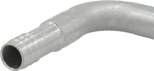 Four Seasons 90 Degree In-line Splicer, Aluminum, Standard Dia. Barb and Clamp, A/C Fitting 12332