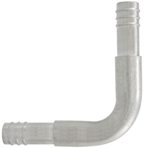 Four Seasons 90 Degree In-line Splicer, Aluminum, Standard Dia. Barb and Clamp, A/C Fitting 12332