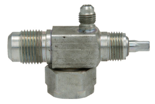 Four Seasons 90 Degree Rotolock to Male Flare w/ R12 Port, Steel, Service Valve Adapter 12920