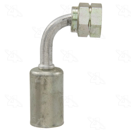 Four Seasons 90 Degree Female Metric O-Ring, Aluminum, Standard Dia. Beadlock, A/C Fitting 14666