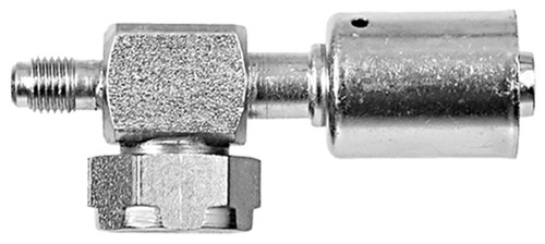 Four Seasons 90 Degree Rotolock Short Dropo with R12 Service Port, Steel, Std. Dia. Beadlock 12771