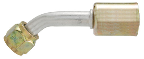 Four Seasons 45 Degree Female O-Ring, Aluminum, Standard Diameter Beadlock, A/C Fitting 15510